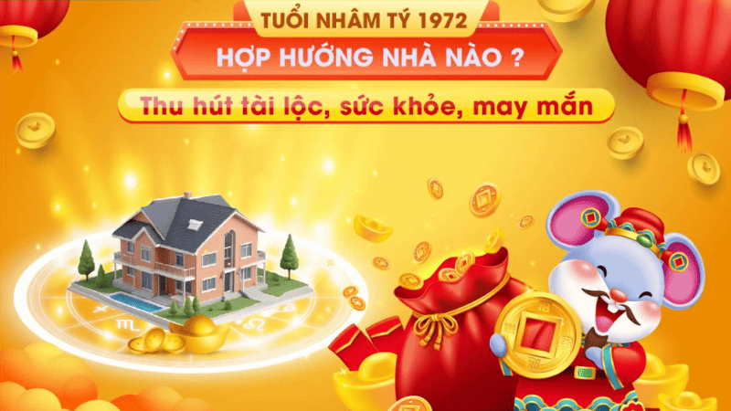 Hướng nhà, hướng bàn làm việc hợp tuổi Nhâm Tý